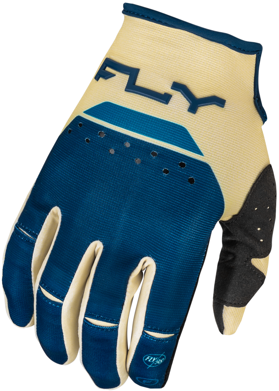 FLY RACING Kinetic Reload Gloves Ivory/Navy/Cobalt Sm 377-513S
