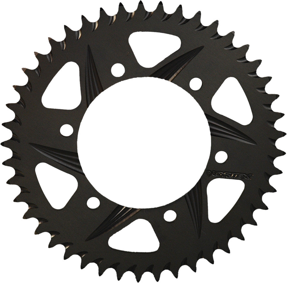 VORTEX Rear Cat5 Sprocket Aluminum 42t-530 Blk Suz/Tri 527ZK-42