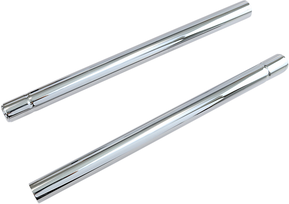 CUSTOM CYCLE ENGINEERING Show Chrome Fork Tubes - 41 mm - 22.75" T1261