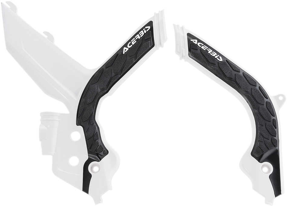 ACERBIS X-Grip Frame Guards - White/Black 2783151035
