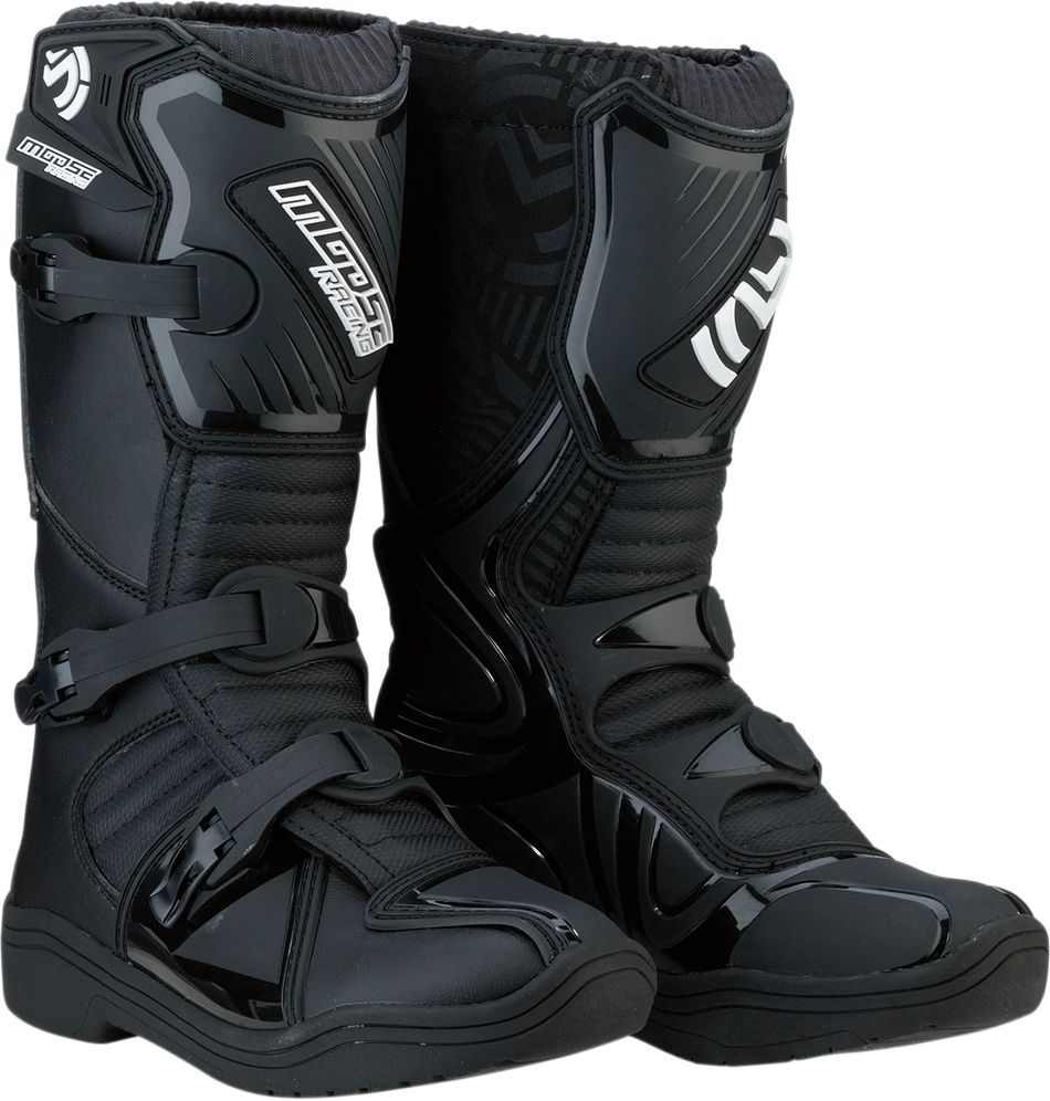MOOSE RACING M1.3 Boots - Black - Size 3 3411-0425
