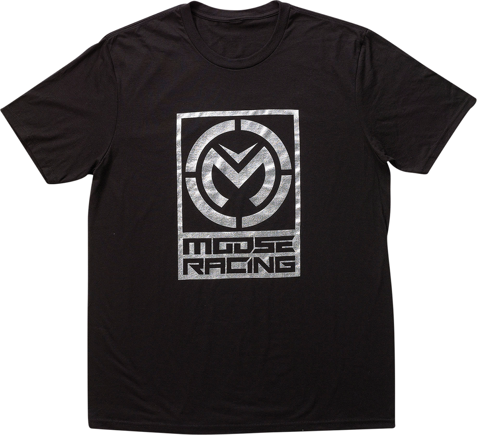 Camiseta MOOSE RACING Acclaim - Negro/Plata - Pequeña 3030-21357 