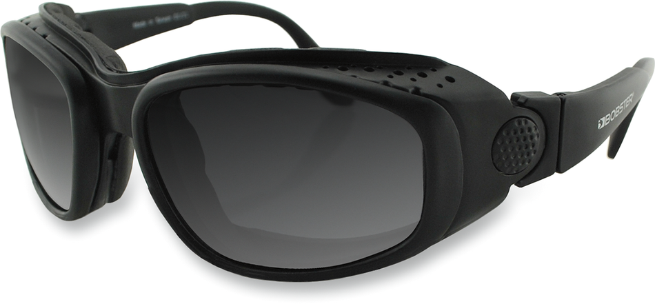 BOBSTER Sport & Street Convertible Sunglasses - Matte Black - Interchangeable Lens BSSA001AC