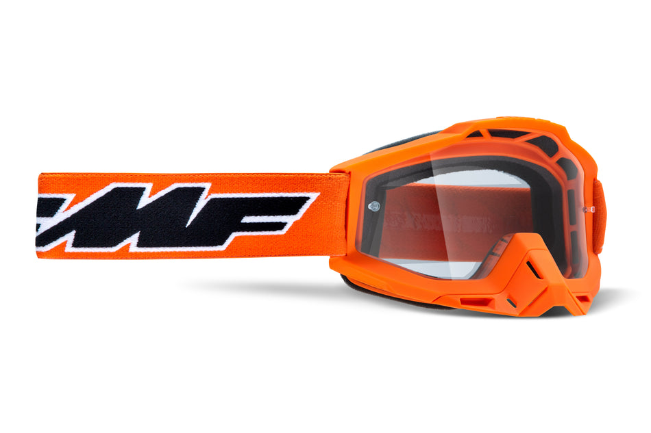 FMF VISION Powerbomb Youth Goggle Rocket Orange Clear Lens F-50047-00003