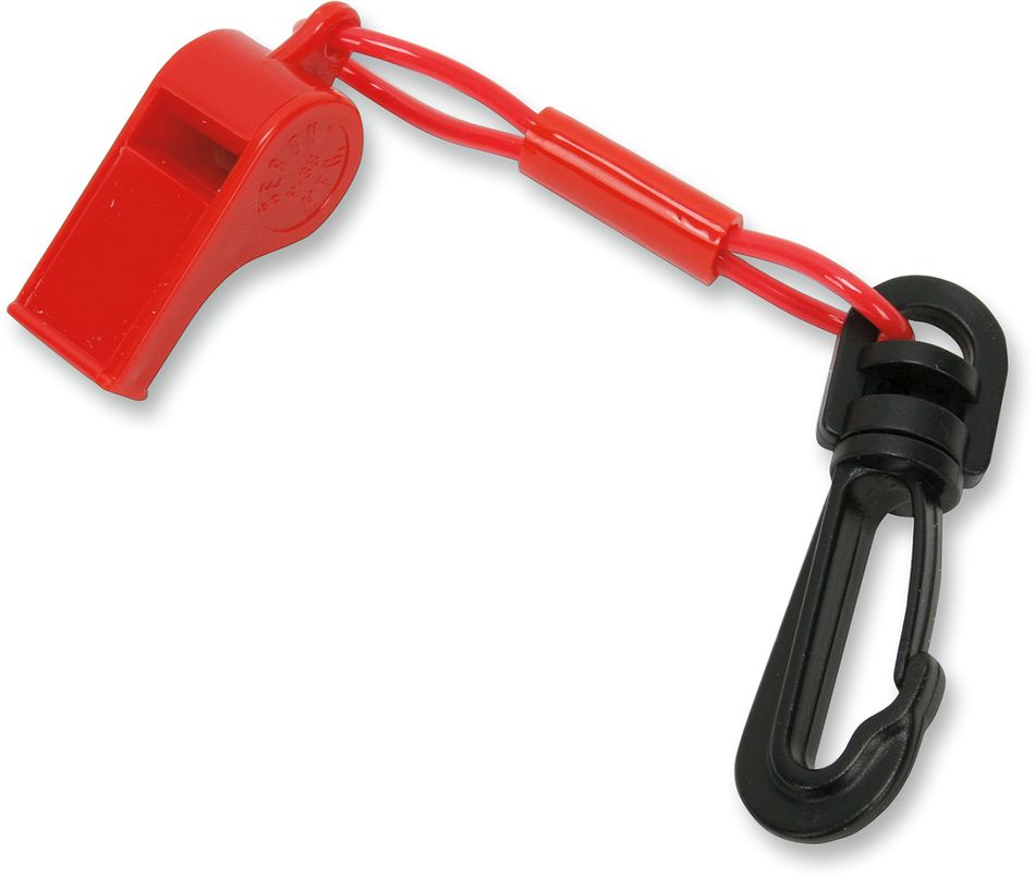 ATLANTIS Whistle With Clip - Red A2701C