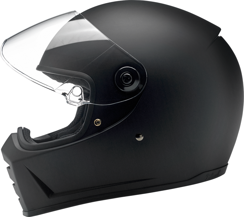 BILTWELL Lane Splitter Helmet - Flat Black - Large 1004-201-104