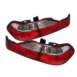 Spyder Honda Accord 98-00 4Dr Euro Style Tail Lights Red Clear ALT-YD-HA98-RC 5004352