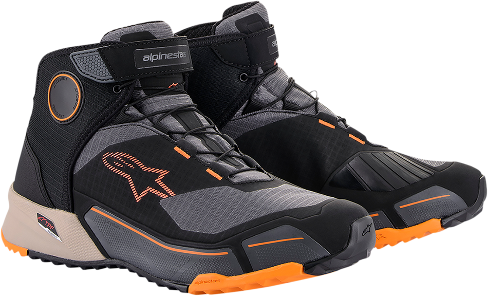 Zapatos ALPINESTARS CR-X Drystar - Negro/Marrón/Naranja - US 12 26118201284-12