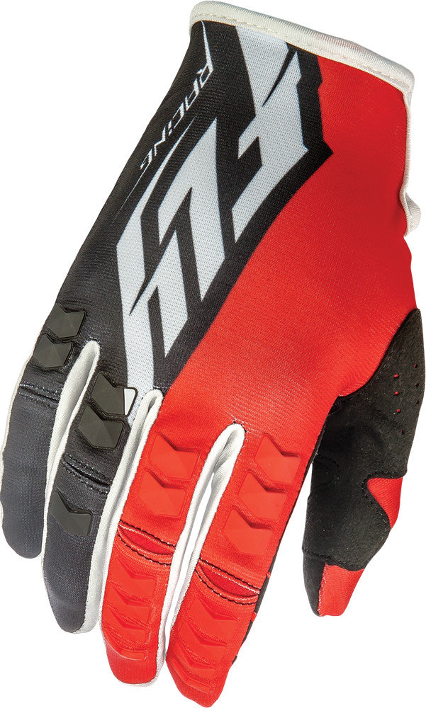 FLY RACING Kinetic Gloves Red/Black/White Sz 3 369-41403