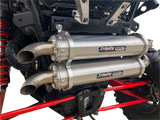 TRINITY RACING Stage 5 Slip-On Dual Muffler - Aluminum TR-4165S