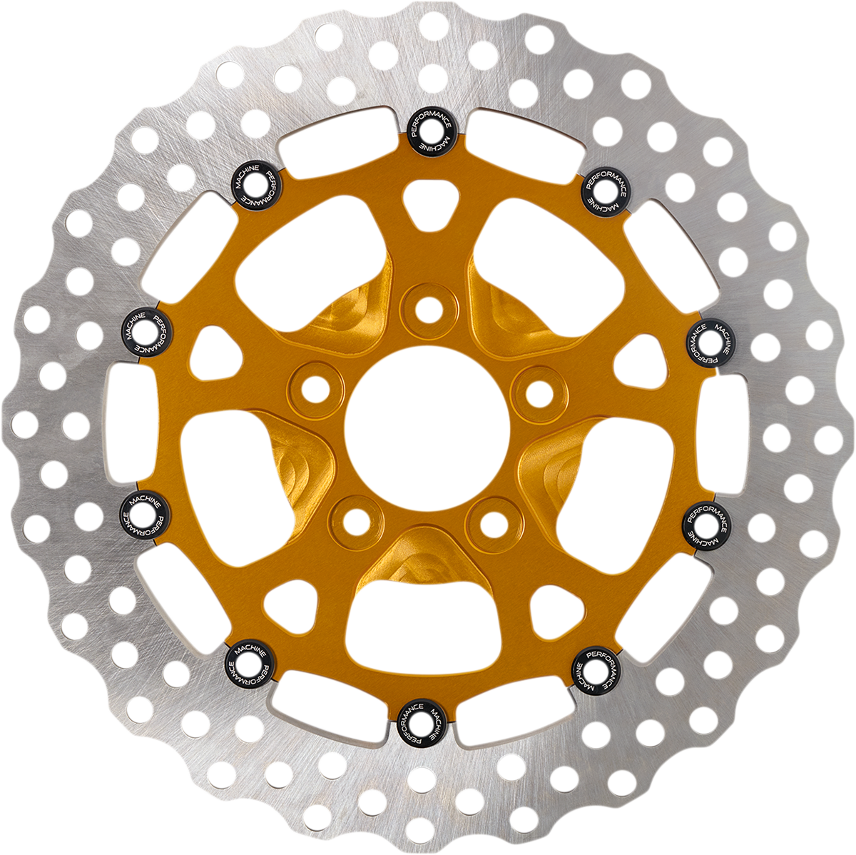 PERFORMANCE MACHINE (PM) Rear Dominator Rotor - 11.8" - Gold 0133-1807S-G