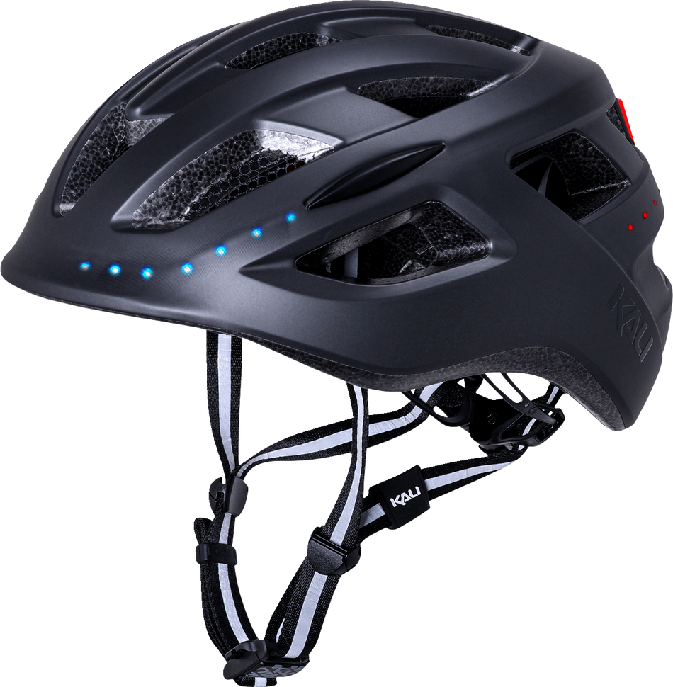 KALI Central Lit Helmet - Matte Black - L/XL 0250521217