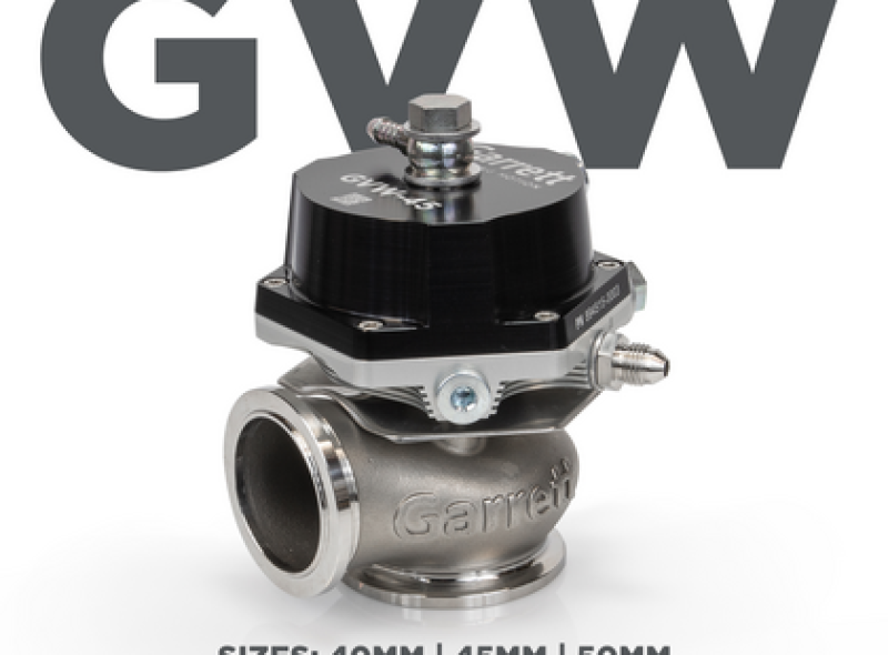 Garrett GVW-40 40mm Wastegate Kit - Black 908827-0003