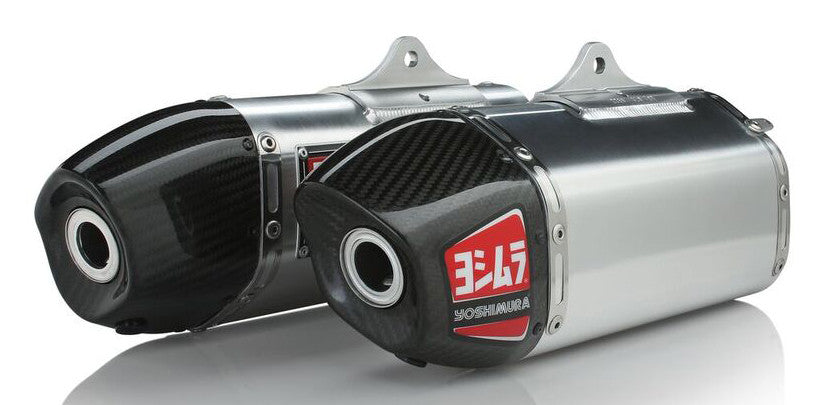 YOSHIMURA Rs-9 Header/Canister/End Cap Exhaust Dual System Ss-Al-Cf 225820H320