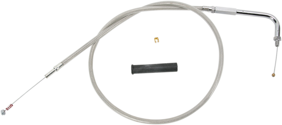 DRAG SPECIALTIES Idle Cable - 44" - Braided 5340544B