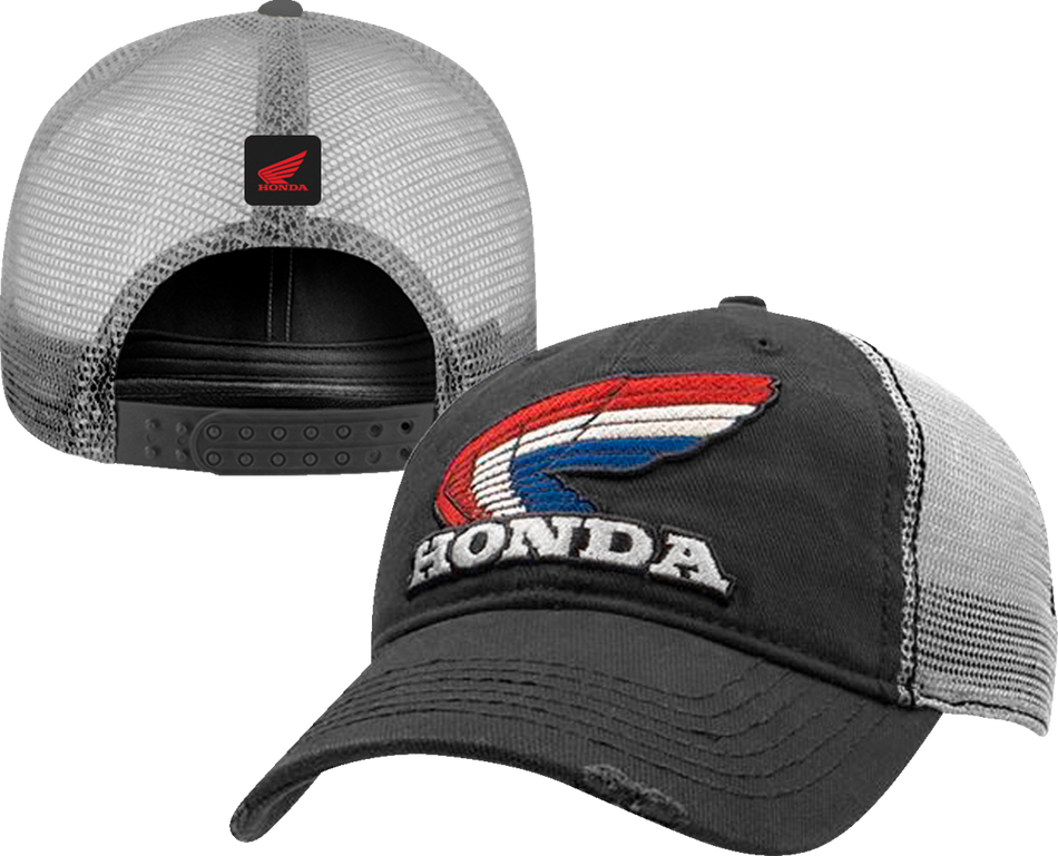HONDA APPAREL Honda Vintage Wing Hat - Charcoal NP21A-H2488