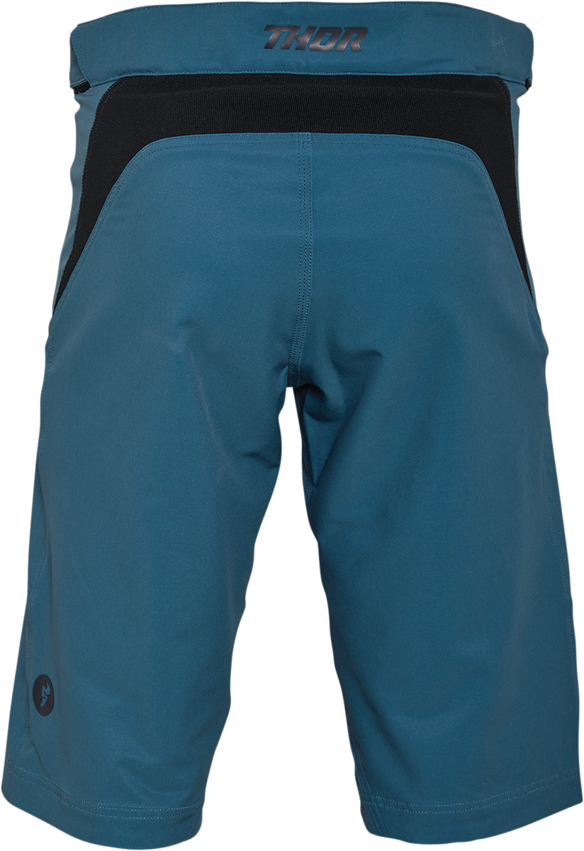 Pantalones cortos de MTB THOR Assist - Verde azulado - US 32 5001-0115 