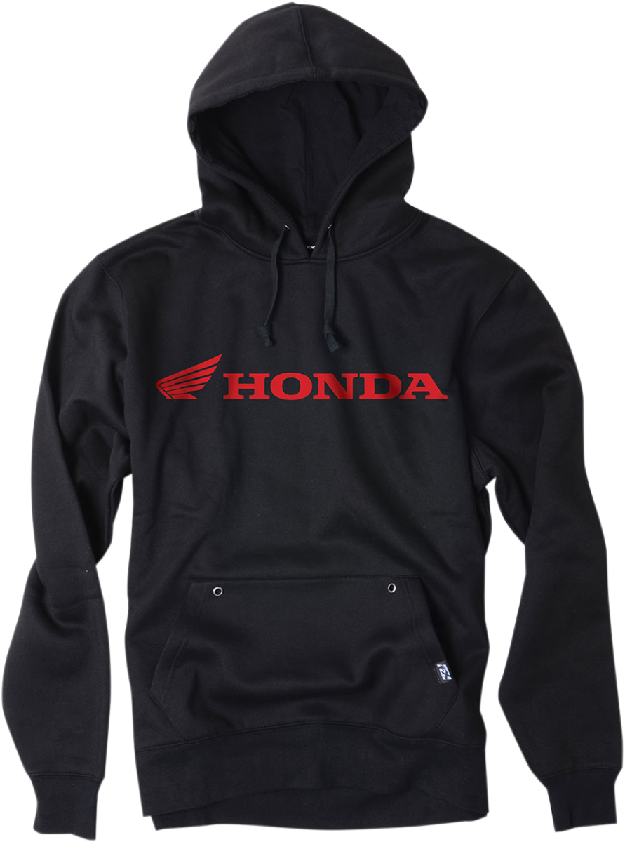 FACTORY EFFEX Honda Horizontaler Kapuzenpullover, Schwarz, Größe M, 15-88370 