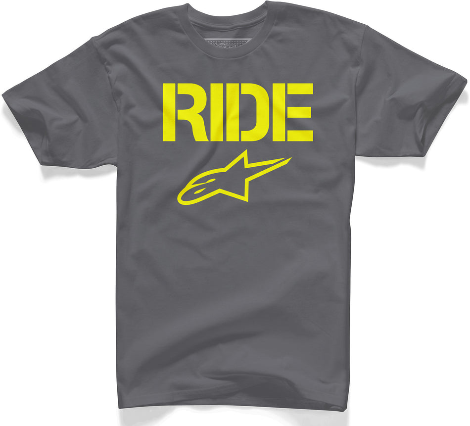ALPINESTARS Ride Solid Tee Charcoal Sm Charcoal Sm 1025-72007-18B-S