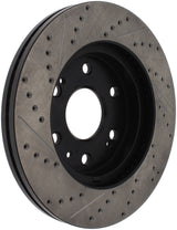 StopTech 05-10 GMC Sierra 1500 (w Rear Drum) / 07-09 GMC Yukon Front Right Slotted & Drilled Rotor 127.66057R