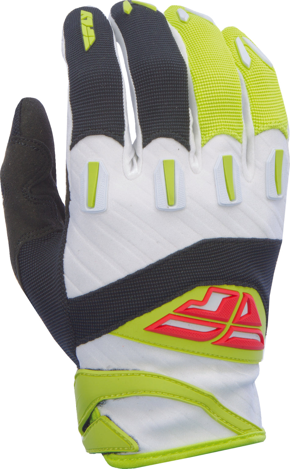 FLY RACING Youth F-16 Glove Black/Lime Sz 1 Y3xs 370-91501
