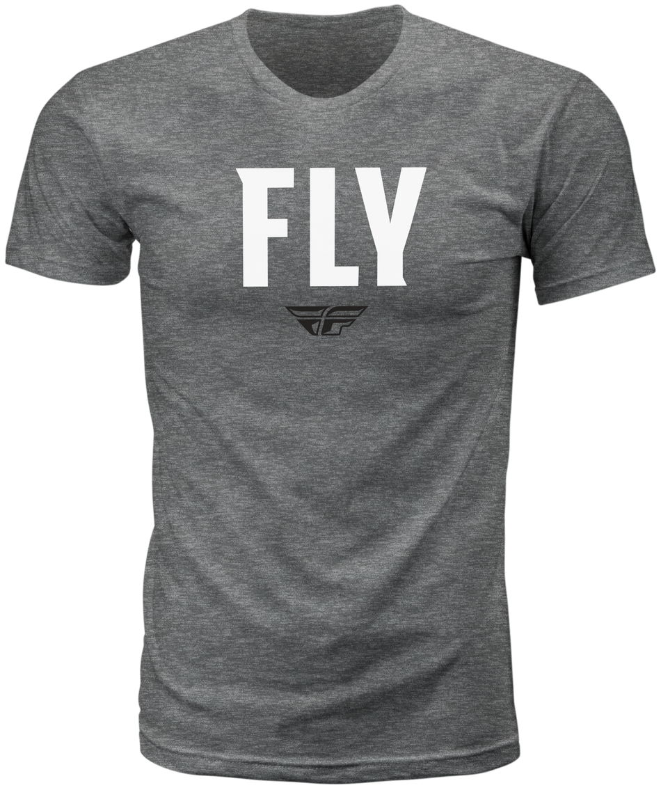 FLY RACING Fly Wfh Tee Dark Grey Heather Md 352-0156M