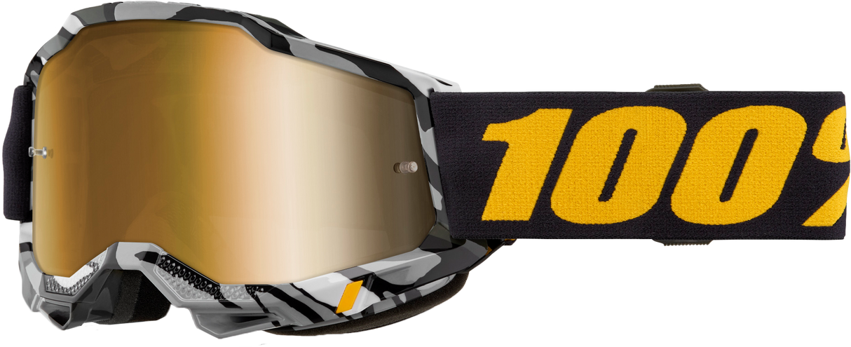 100% Accuri 2 Goggle Ambush Mirror True Gold Lens 50014-00030