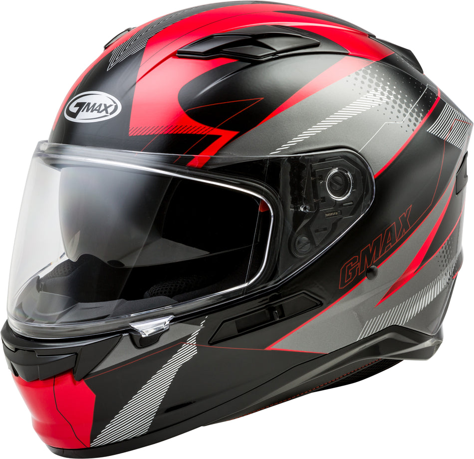 GMAX Ff-98 Full-Face Apex Helmet Black/Red 2x G1981208-ECE