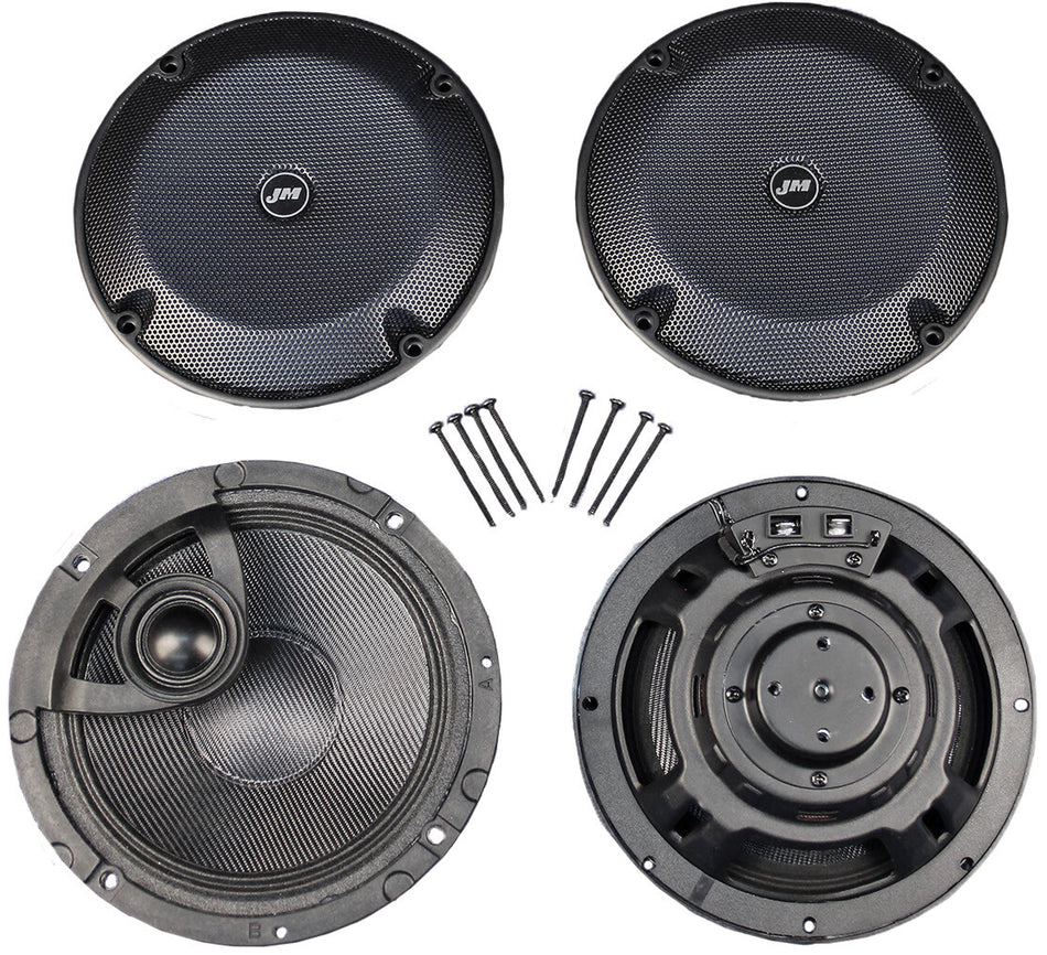 J&MRokker Speaker Kit Xrp Series 6.58 Trunk Pod 14-21 Flht/TrikHURK-6582TW-XRP
