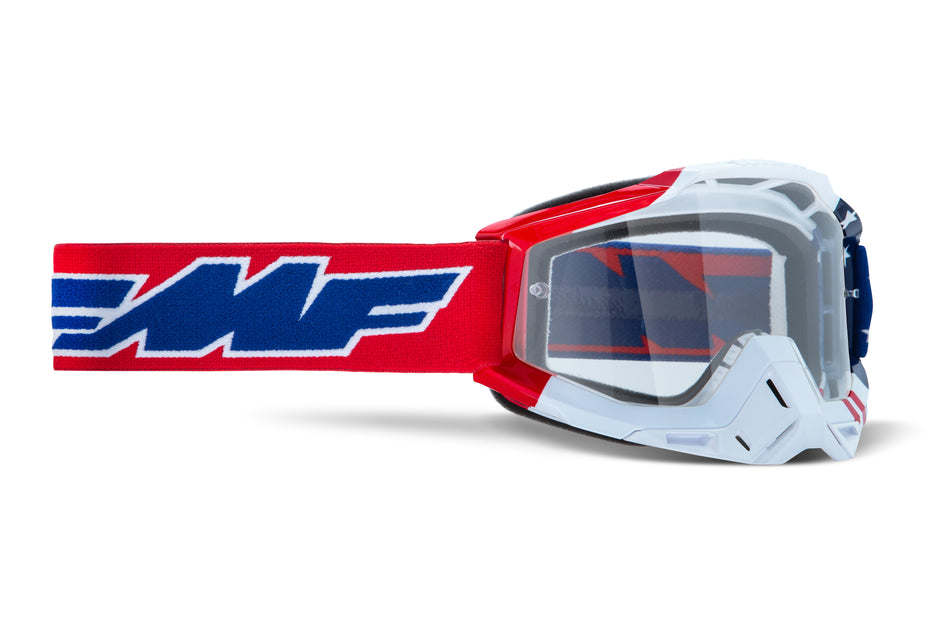 FMF VISION Powerbomb Goggle Us Of A Clear Lens F-50036-00006