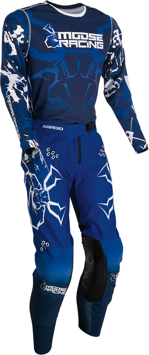 Camiseta MOOSE RACING Agroid - Azul/Blanco - 2XL 2910-7010