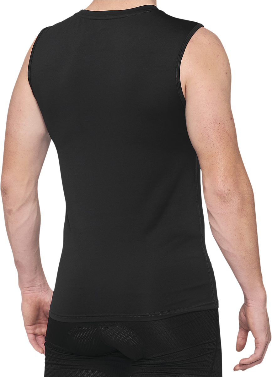 100% Basecamp Sleeveless Shirt - Black - XL 40046-00003