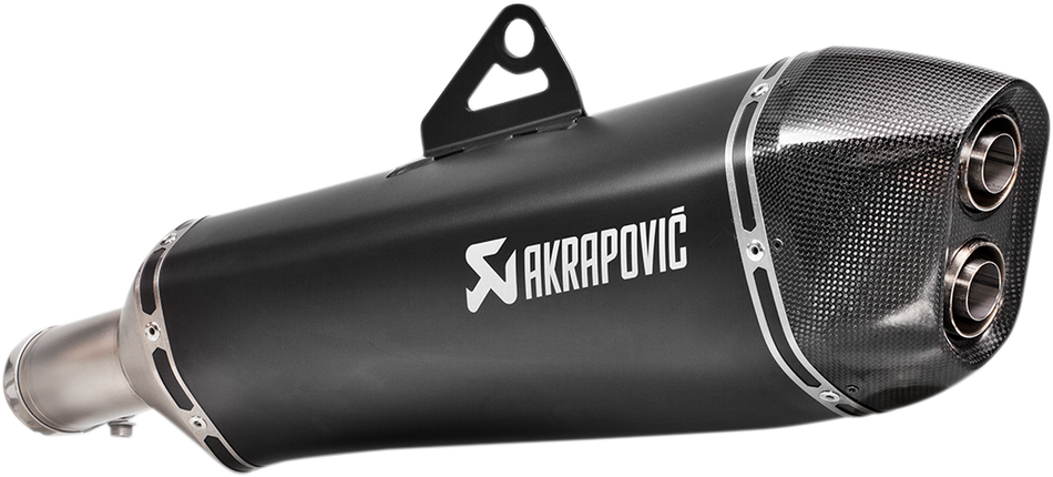 AKRAPOVIC Muffler - Titanium - Black F700GS/F800GS  S-B8SO6-HZAABL 1811-3249