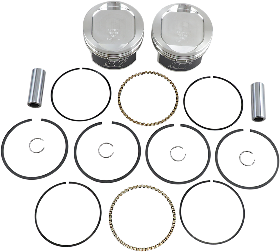 WISECO Piston Kit - 883/1200 08 & LATER REQ 1200CC CYL High-Performance K1682