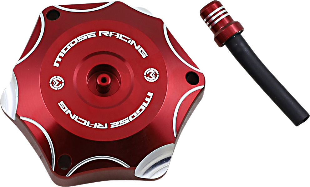 MOOSE RACING Gas Cap - Red - Honda T03-1132R