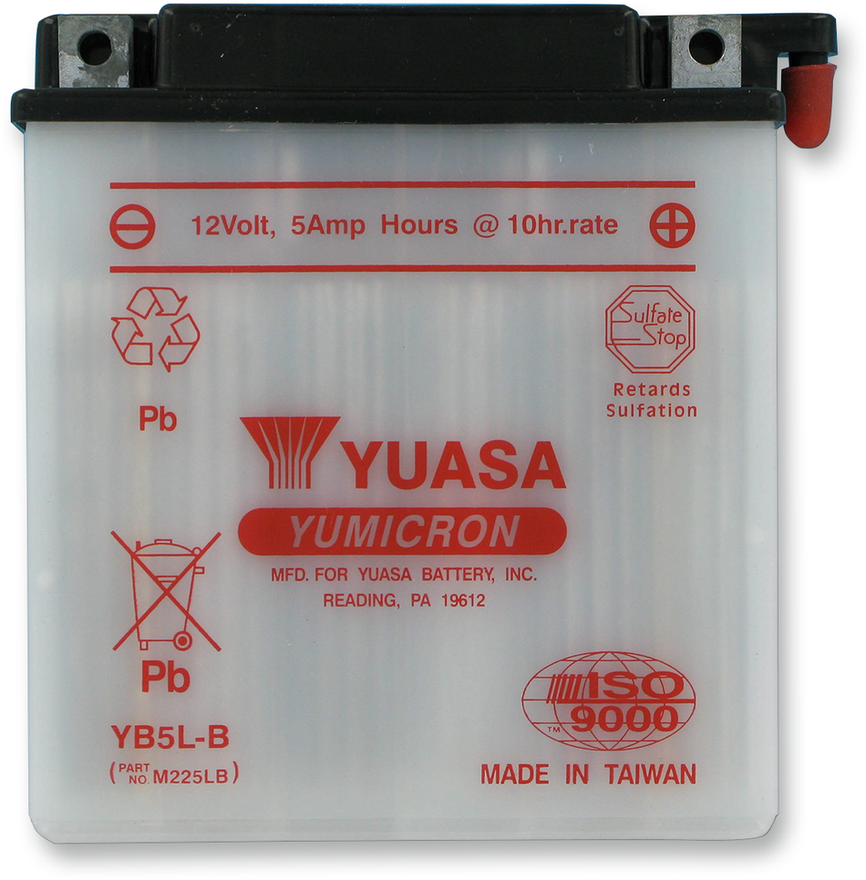 YUASA Battery - YB5L-B YUAM225LB