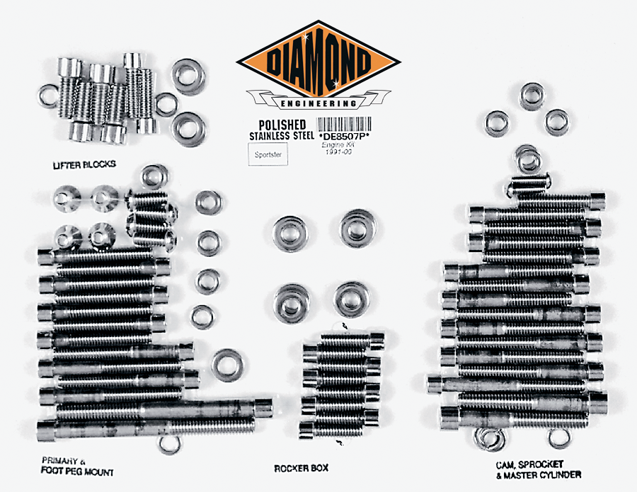 Kit de pernos DIAMOND ENGINEERING - Motor - XL DE8507H 