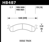 Hawk LTS Street Brake Pads KHB487Y.733