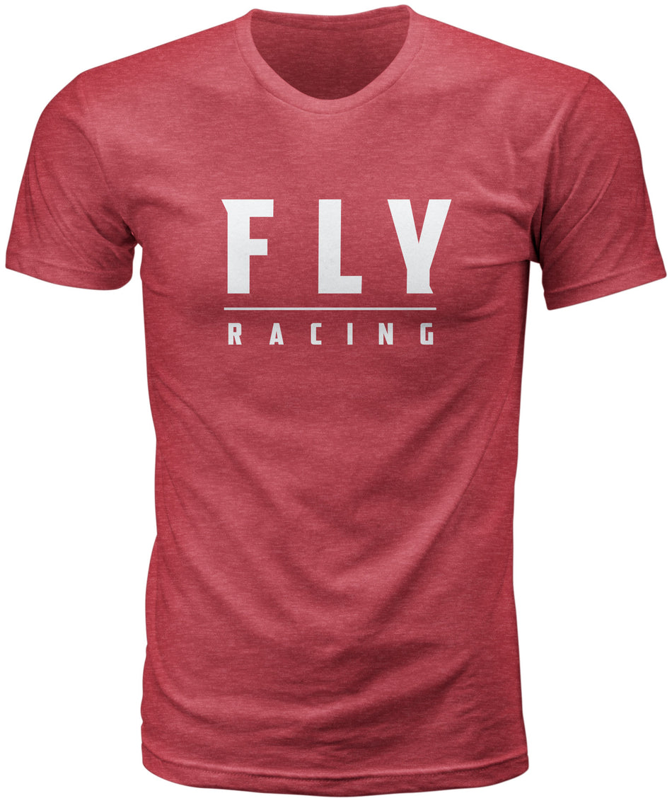FLY RACING Fly Logo Tee Cardinal Red Sm 352-1249S