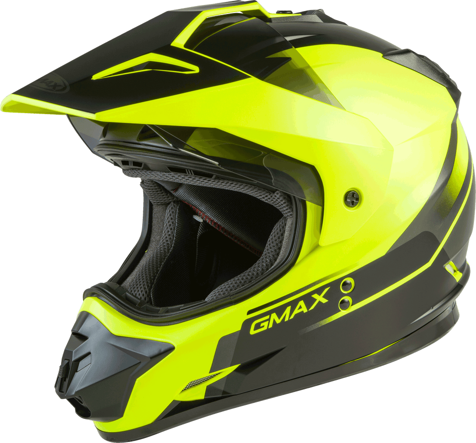 GMAX Gm-11 Dual-Sport Scud Helmet Matte Hi-Vis/Black 2x G1113688