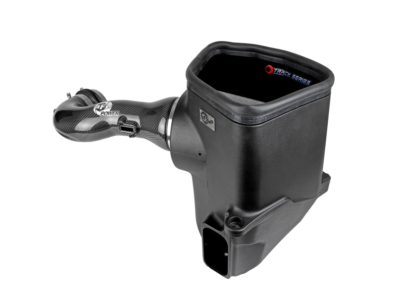 aFe 19-21 GM Trucks 5.3L/6.2L Track Series Carbon Fiber Cold Air Intake System W/ Pro Dry S Filters 57-10015D