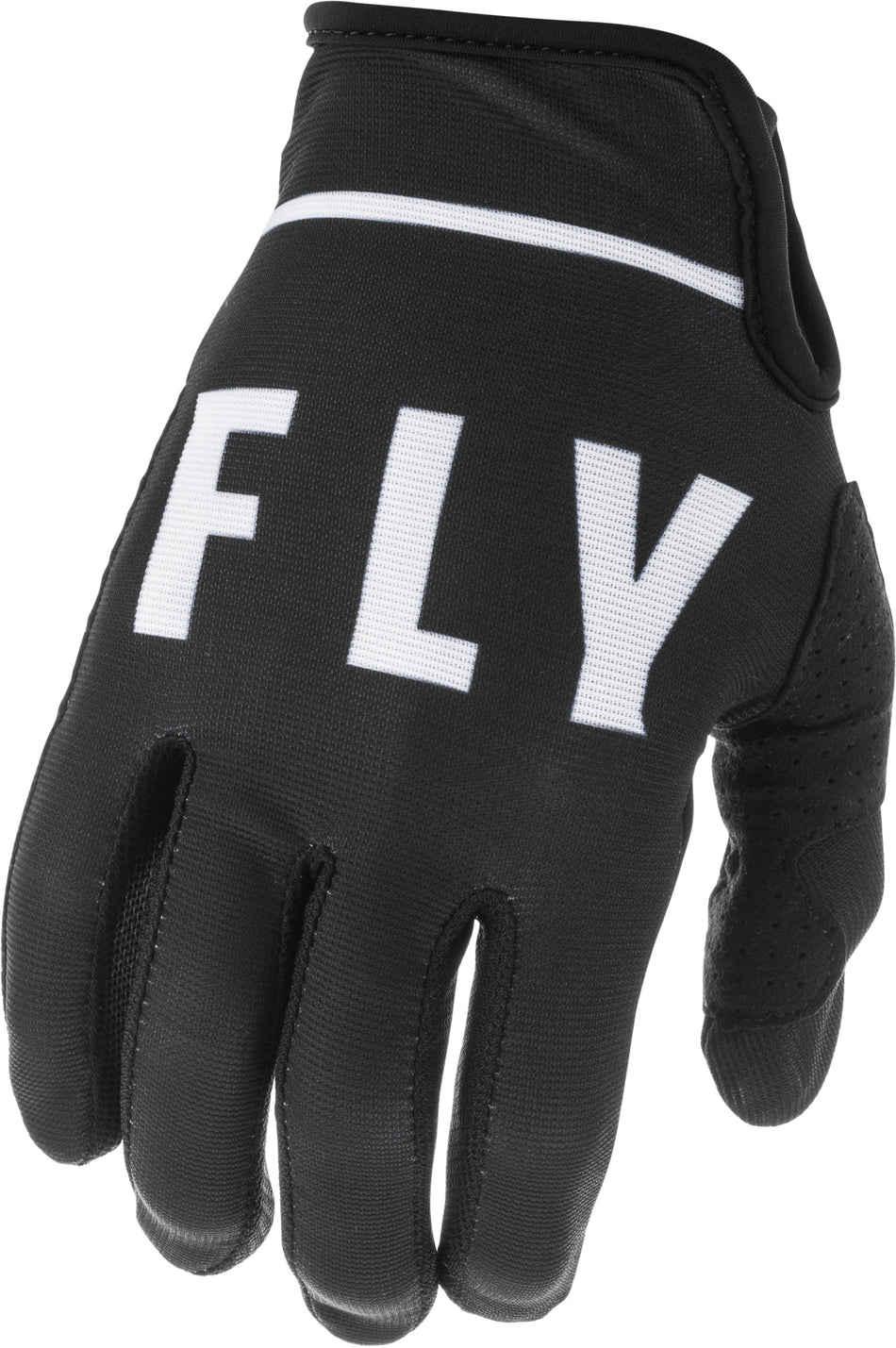 FLY RACING Lite Gloves Black/White Sz 04 373-71104