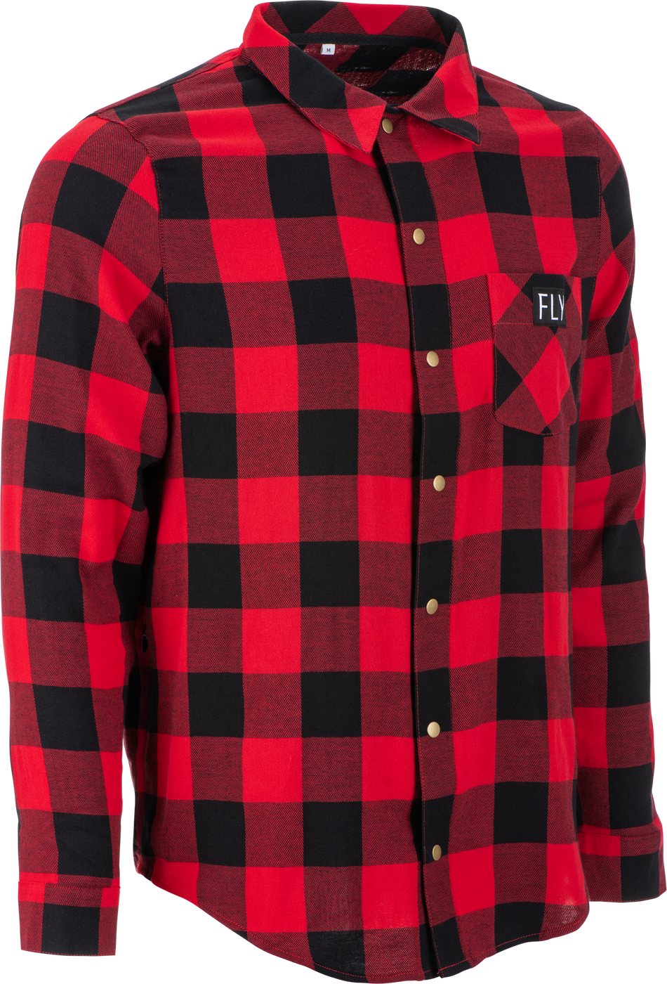 FLY RACING Fly Tek Flannel Red/Black Md 354-6392M