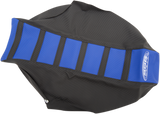 SDG 6-Ribbed Seat Cover - Black Ribs/Blue Top/Black Sides 95945KBK