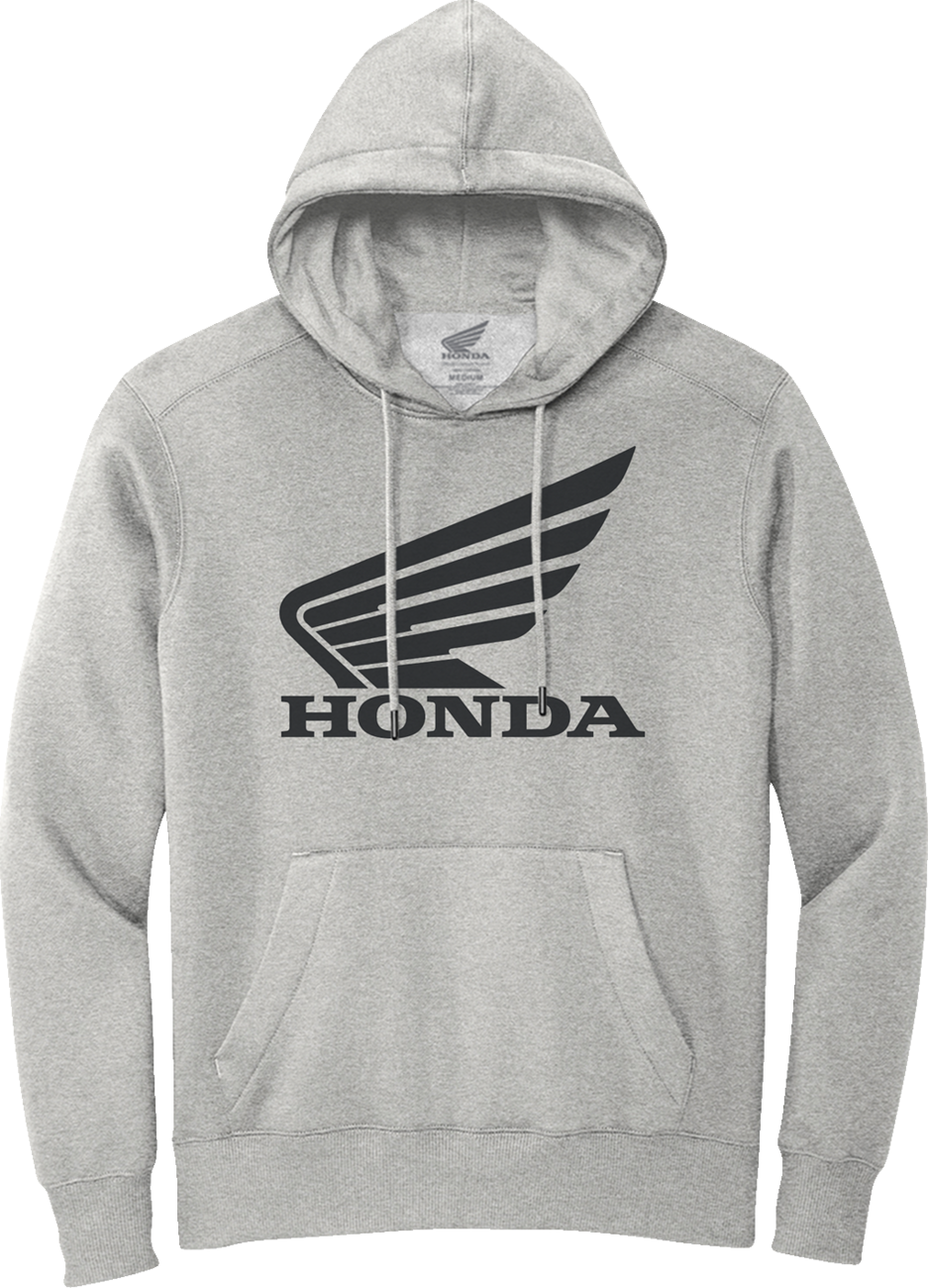 HONDA APPAREL Honda Wing Hoodie - Gray/Black - 3XL NP21S-S3028-3X