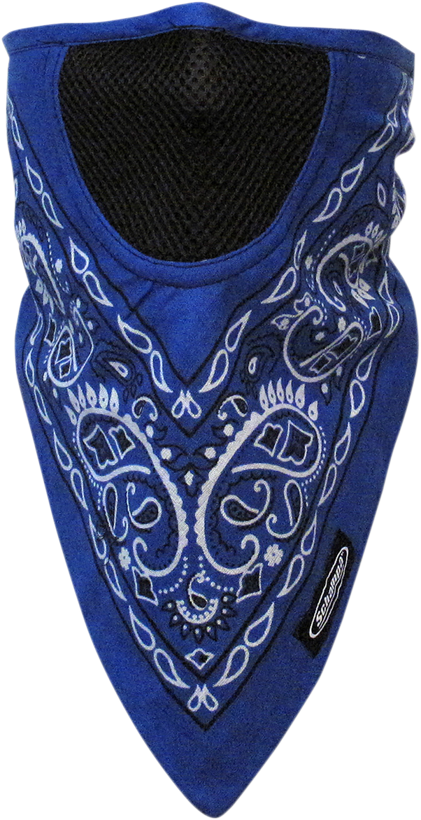 SCHAMPA & DIRT SKINS Facefit Facemask - Blue Paisley FMV-195