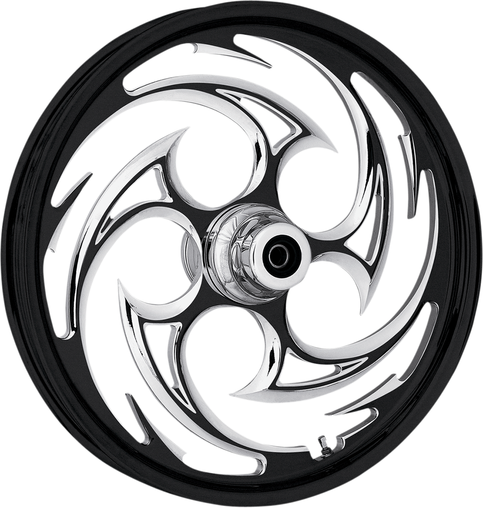 RC COMPONENTS Savage Eclipse Front Wheel - Dual Disc/No ABS - Black - 16"x3.50" - '00-'07 FLT 16350-9917-85E