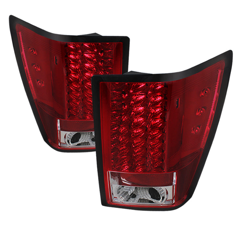 Spyder Jeep Grand Cherokee 07-10 LED Tail Lights Red Clear ALT-YD-JGC07-LED-RC 5070203