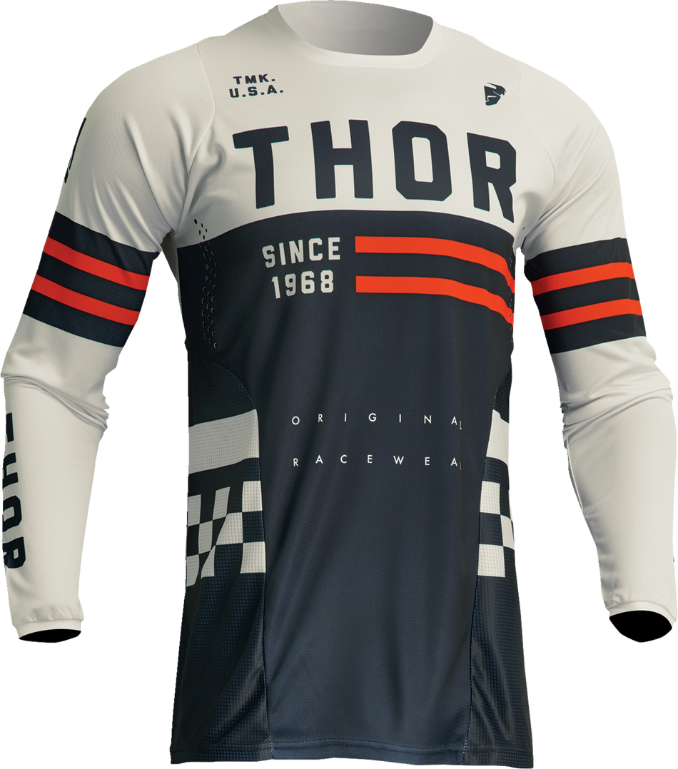 THOR Pulse Combat Jersey - Midnight/White - Small 2910-7091