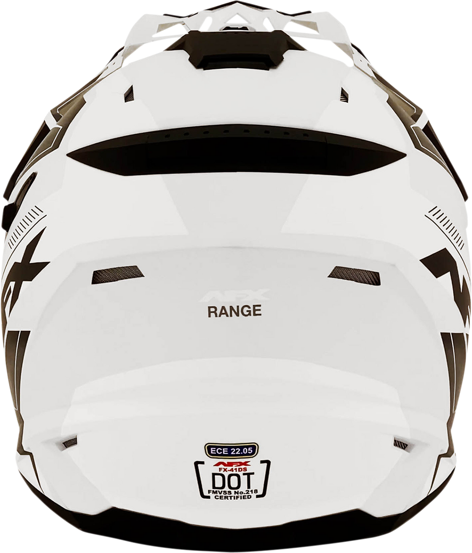 AFX FX-41 Helmet - Range - Matte White - Medium 0140-0077